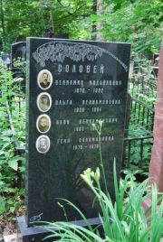 Соловей Вениамин Михайлович, Москва, Востряковское кладбище