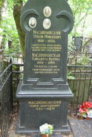 Маслинковский Тевель Моисеевич, Москва, Востряковское кладбище