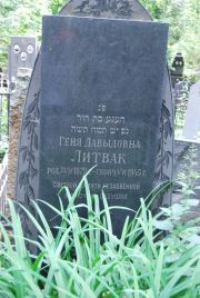 Литвак Геня Давыдовна, Москва, Востряковское кладбище