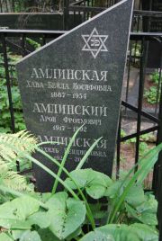 Амлинский Арон Фроимович, Москва, Востряковское кладбище