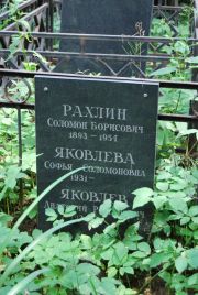 Рахлин Соломон Борисович, Москва, Востряковское кладбище