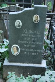 Хейфец Абрам Моисеевич, Москва, Востряковское кладбище