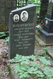 Комаровская Софья Моисеевна, Москва, Востряковское кладбище