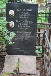 Каганов Захар Львович, Москва, Востряковское кладбище
