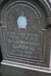 Цырлина Зельда Моисеевна, Москва, Востряковское кладбище