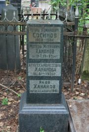 Хананова Агнесса Моисеевна, Москва, Востряковское кладбище