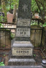 Сафраи Арон Львович, Москва, Востряковское кладбище