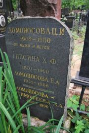 Песина Х. Ф., Москва, Востряковское кладбище