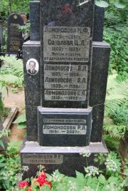 Ломоносова И. Ф., Москва, Востряковское кладбище