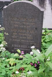 Княжицкая Нина Моисеевна, Москва, Востряковское кладбище