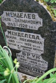 Брук Вера Ильинична, Москва, Востряковское кладбище