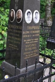 Тюрина Маргарита Матисовна, Москва, Востряковское кладбище