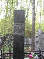 Коренцвит Янкель Шаевич, Москва, Востряковское кладбище