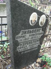 Коренблюм Софья Львовна, Москва, Востряковское кладбище