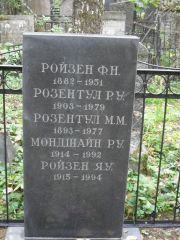 Мондшайн Р. У., Москва, Востряковское кладбище