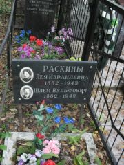 Раскина Лея Израилевна, Москва, Востряковское кладбище