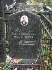 Кундин Давид Абрамович, Москва, Востряковское кладбище