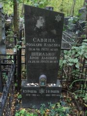 Савина Розалия Ильевна, Москва, Востряковское кладбище