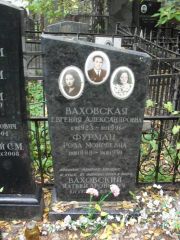 Фурман Роза Моисеевна, Москва, Востряковское кладбище