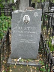 Шехтер Генрих Ефимович, Москва, Востряковское кладбище