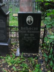 Вольфсон Евсей Матвеевич, Москва, Востряковское кладбище