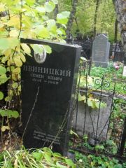 Ивиницкий Семен Ильич, Москва, Востряковское кладбище