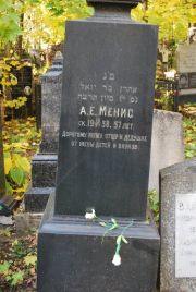 Менис А. Е., Москва, Востряковское кладбище
