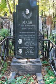 Мазо Паша Абрамовна, Москва, Востряковское кладбище