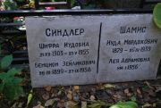 Синдлер Шифра Иудовна, Москва, Востряковское кладбище