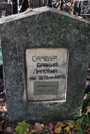 Самбург Брайна Липовна, Москва, Востряковское кладбище