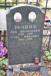 Резник Сура Ицковна, Москва, Востряковское кладбище
