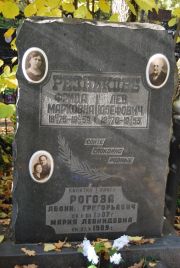 Резникова Фрида Марковна, Москва, Востряковское кладбище