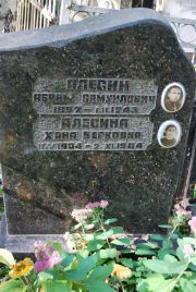 Алесина Хана Берковна, Москва, Востряковское кладбище