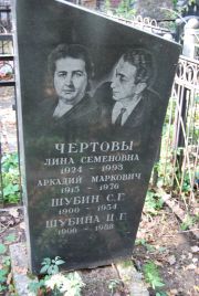 Чертова Лина Семеновна, Москва, Востряковское кладбище