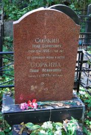 Соркин Исай Борисович, Москва, Востряковское кладбище