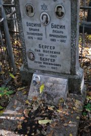 Бергер Лия Абелевна, Москва, Востряковское кладбище