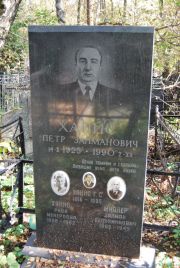 Ханис Петр Залманович, Москва, Востряковское кладбище