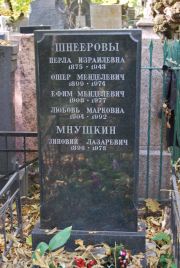 Шнеерова Перла Израилевна, Москва, Востряковское кладбище