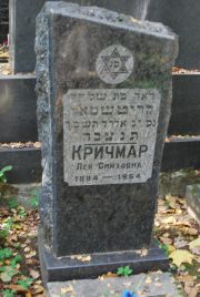 Кричман Лея Симховна, Москва, Востряковское кладбище