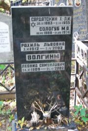 Сологуб М. А., Москва, Востряковское кладбище