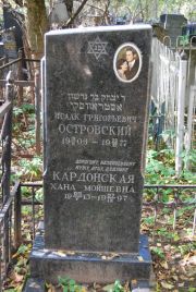 Островский Исаак Григорьевич, Москва, Востряковское кладбище