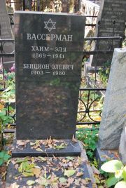 Вассерман Хаим-Эля , Москва, Востряковское кладбище