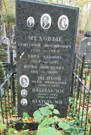 Медовая Анна Львовна, Москва, Востряковское кладбище