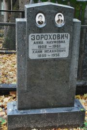 Зорохович Анна Наумовна, Москва, Востряковское кладбище