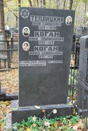 Коган Илья Соломонович, Москва, Востряковское кладбище