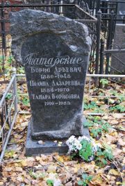 Татарский Борис Арьевич, Москва, Востряковское кладбище