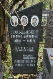 Гольденберг Евгения Борисовна, Москва, Востряковское кладбище