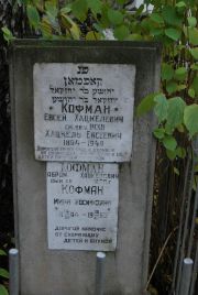 Кофман Евсей Хацкелевич, Москва, Востряковское кладбище