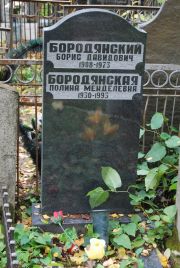 Бородянская Полина Менделевна, Москва, Востряковское кладбище