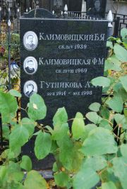 Климовицкий Б. Я., Москва, Востряковское кладбище